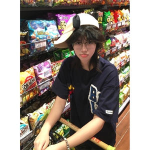 【档口现货260g】DX408HH-P35 美式高街字母刺绣短袖T恤男女夏季图片