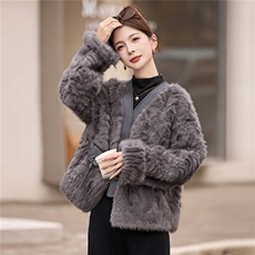 2025新款2C256-650-P255-K355时尚休闲舒适皮草外套，女装皮草，2C256
