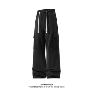 白底水洗棉hiphop拼接工装裤男春季美式休闲裤子-A2020TP50控88