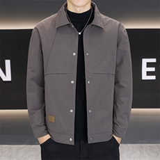 行政夹克羽绒服外套男2025新款秋冬季高级感商务休闲衬衣服男款，男装羽绒服，星座914
