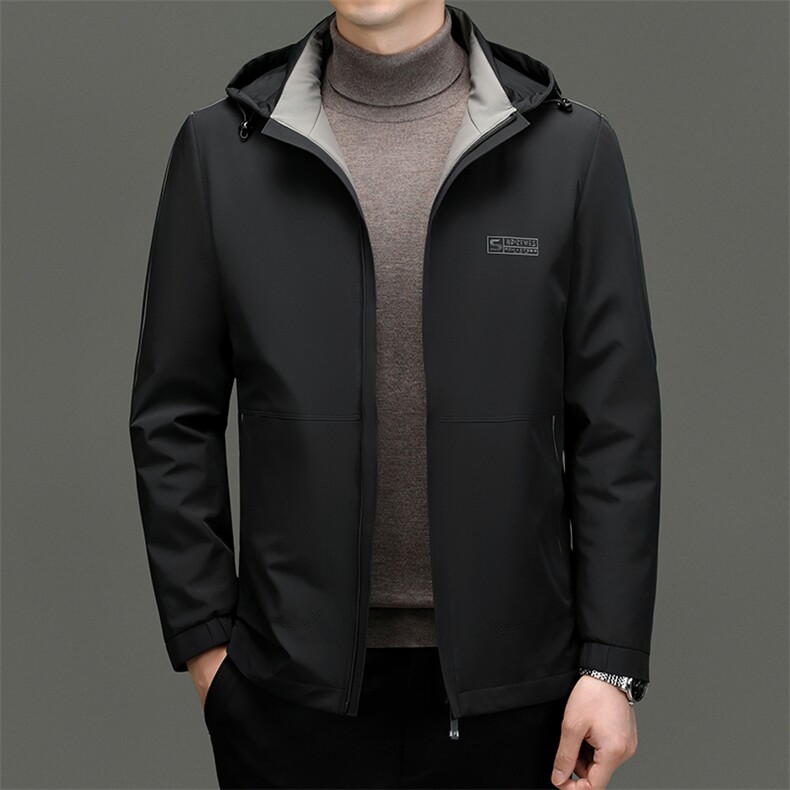 BZC2361钱塘2020-2时尚休闲简约冬季厚款中年男士羽绒服P225,男装羽绒服,钱塘207-2