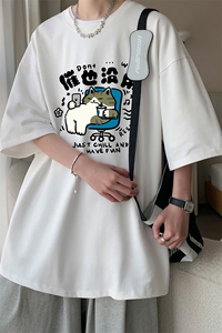 230g重磅纯棉短袖t恤男大码半袖半截袖 DX17403-P20图片