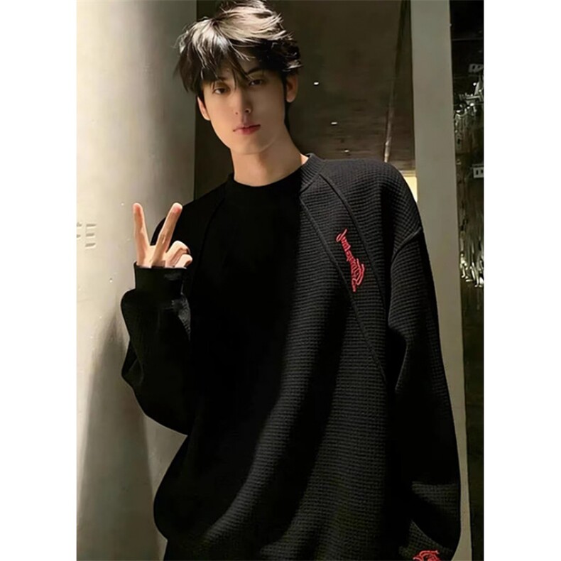 男女卫衣秋季新款内搭打底衫圆领学生青少年ins上衣服W70,男装T恤,星座1116A（原606A-3）
