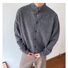 百搭潮流文艺高质量雪花绒原版做工开衫毛衣流行原宿新款慵懒简约，男装针织衫/毛衣，星座506A