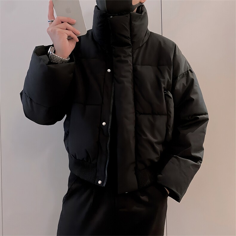 B25/P98控138冬季防寒保暖元素立领口袋棉衣外套男黑首1,男装棉衣,星座305B