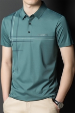 BSS399男士2023年夏季新款百搭T恤男短袖商务休闲体恤男装P65，男装T恤，电商B360