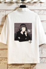 HF59122-P40风汉服男开衫外套七分袖道袍砖墙挂拍，男装民族服装，电商A040A