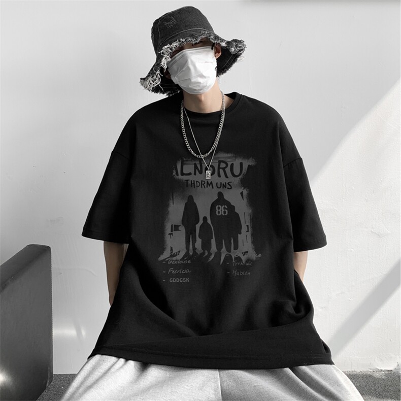 已注册/内景夏季欧美印花短袖T恤大码男体恤打底衫DT9720/P25,男装T恤,电商B316
