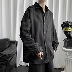 长袖衬衫春款男港风潮流CS010P34，男装衬衫，星座1116-2