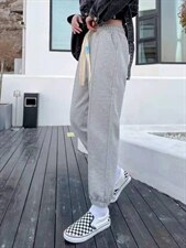 新款时尚百搭显瘦运动风休闲裤，女装休闲裤，L·H·X