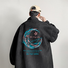 麂皮绒夹克男大码立领褂子外套JK85341-P68加绒款-P78，男装夹克，电商A040