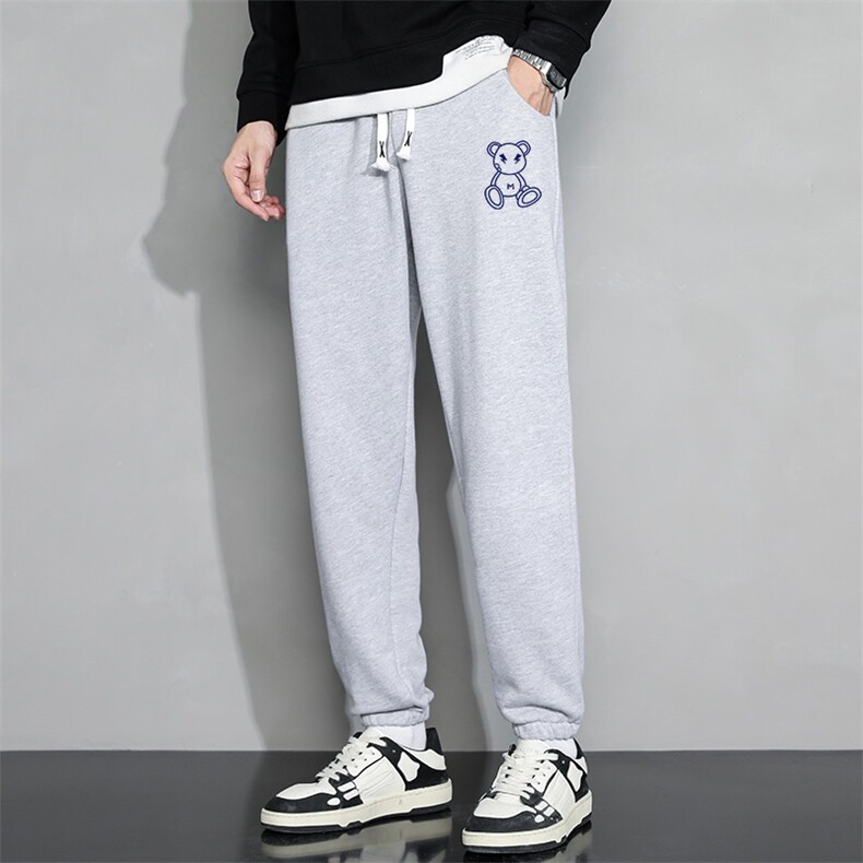 休闲裤男22秋冬新款舒适百搭运动裤潮牌修身工装裤学生卫裤Z901,男装休闲裤,星座815-2