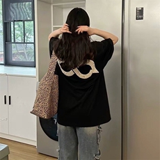 万针全刺绣工艺抖音得物高品质260克重磅纯棉双纱美式高街短袖T恤，男装T恤，电商A486-1