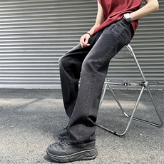 2025夏季双色直筒牛仔裤男美式休闲cleanfit裤子781/p58，男装牛仔裤，电商B381-2
