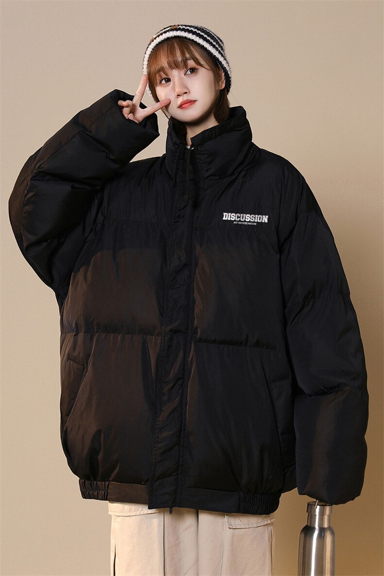 凯旋白鸭绒中性冬季新款设计感抽绳立领羽绒服YR214P195控258,男装羽绒服,A247A