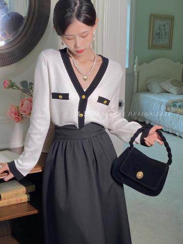 返单款经典小香毛织套头开衫，其它，阔瑟