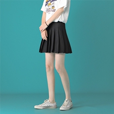 中性风2023春夏新款短裙百褶裙舒适百搭女D13P25控38，女装半身裙，电商A268