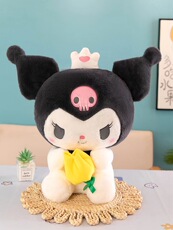 小雨毛绒玩具1 抱花库洛洛