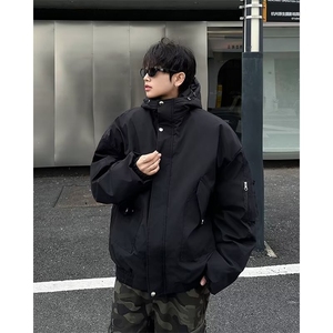 男冬季加厚保暖宽松棉衣外套2026新款棉袄潮牌8186/P98图片