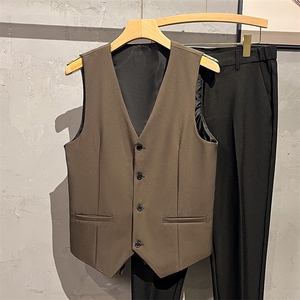 GM5103P48加大码西装马甲英伦风婚礼韩版修身伴郎西服马夹背心男图片
