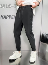 青春活力2025年春季长裤冰丝速干裤，男装休闲裤，鲁菏羊绒