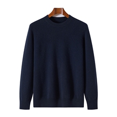 2025年秋季青春流行时尚百搭通勤简约休闲男士加厚圆领，男装羊绒套衫，玖雪绒羊绒