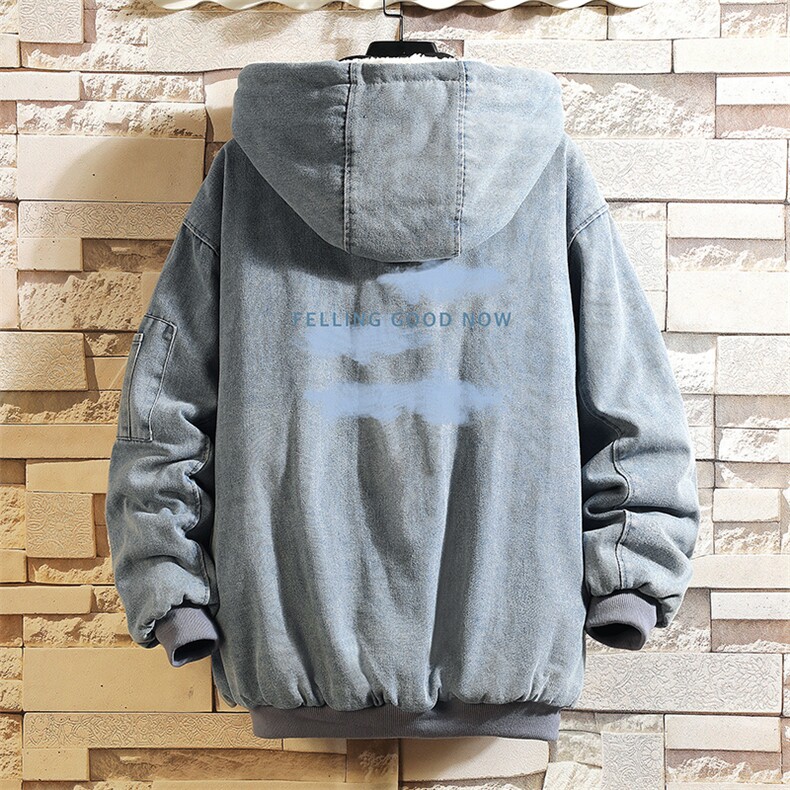 NM53143-P140牛仔外套男大码加厚加绒棉衣男羊羔毛棉服男,男装棉衣,电商A040A