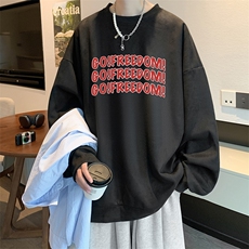 麂皮绒卫衣男大码重磅长袖t恤男JW81338-P35，男装卫衣，电商A040