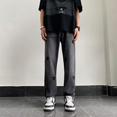 夏季文艺新款青春流行长裤气质日系牛仔裤N2219P45，男装牛仔裤，星座1116-2