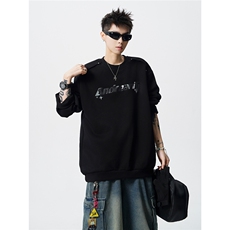 HW2530-特P45控78面布54.2棉45.8聚酯polo领情侣卫衣宽松外套男，女装短外套，电商B370