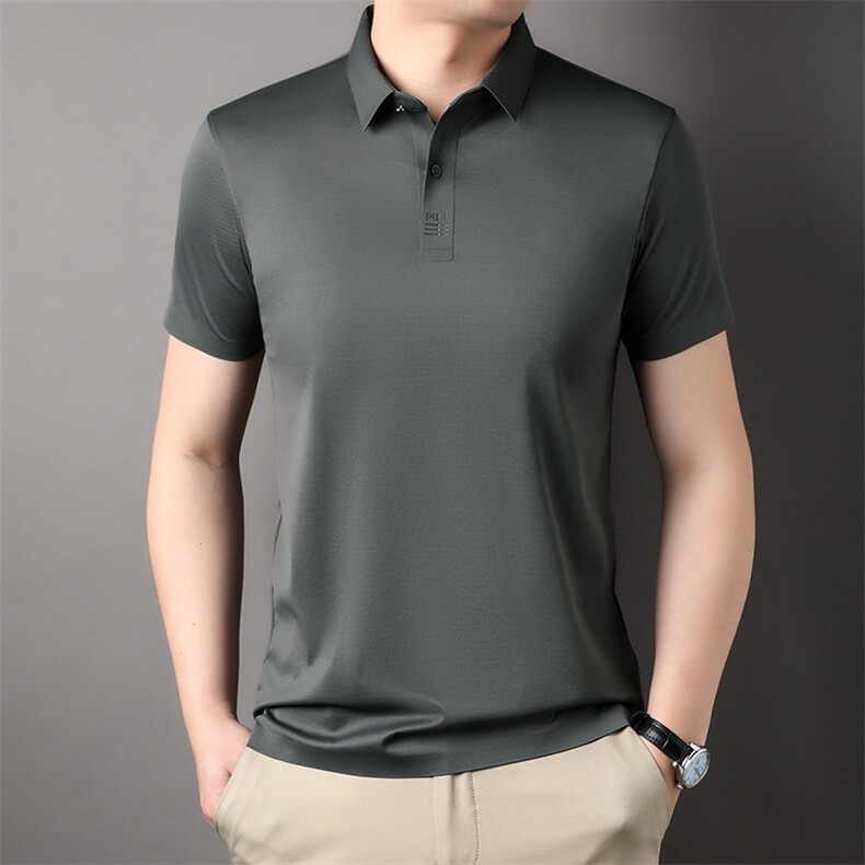 夏季中青年男士POLO商务休闲短袖打底T恤时尚潮流上衣HP92357-P65,男装T恤,星座1105-3