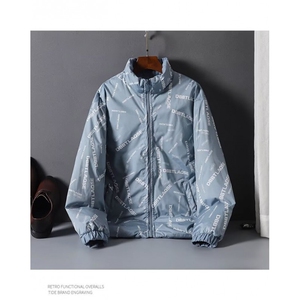 双面穿男女情侣装春秋季新款立领休闲棉服潮牌上衣J2216/P65图片