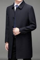 BAMJ8608春秋款商务精品男士派克风衣中长款简约大气高端P170，男装风衣，钱塘207-2