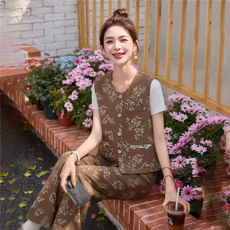 2026年夏季女两件套,女装套装/套裙,浪花E族（衣布洛）