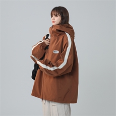 JK9012/P70春装新款两面服中性风夹克男防水冲锋衣宽松外套两面穿，男装夹克，电商A141