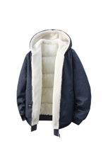 网红座山雕加绒加厚棉衣外套新款情侣连帽夹克A436-2561-P105，男装夹克，电商A436