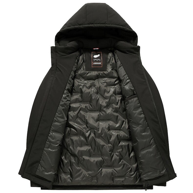 新标有男士冬季可脱卸帽羽绒服防风保暖外套62388-P130,男装羽绒服,星座1409-3