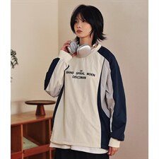 美式机能防泼水户外撞色轻薄外套男生情侣款套头卫衣宽松休闲上衣，女装短外套，星座506A