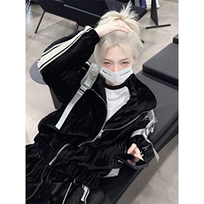 Q16/P79简约男女休闲运动套装夹克长裤一套，男装夹克，星座1506