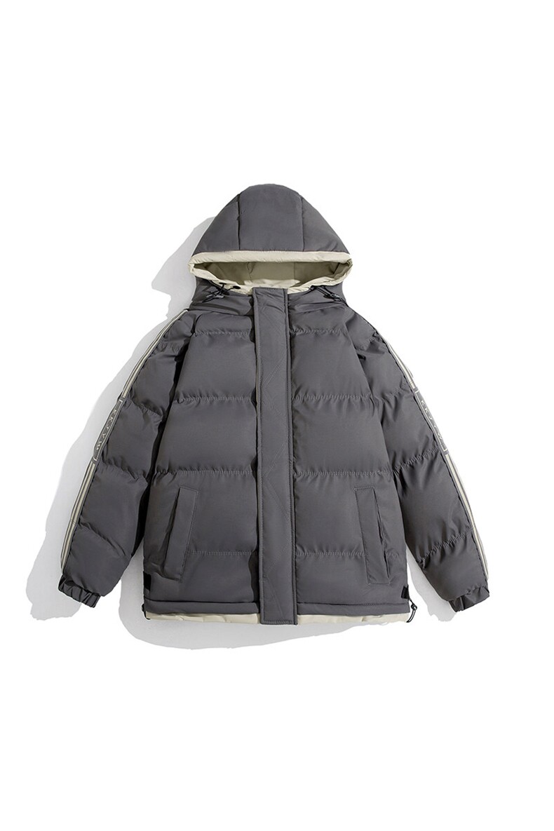 港风冬季新款连帽棉服中性情侣风潮牌百搭外套M666-P85大码+5,男装棉衣,星座217-4