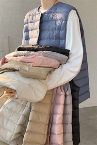 8XL-M 轻薄羽绒服马甲男背心内胆90白鸭绒马夹外套YRFC07P98控138图片