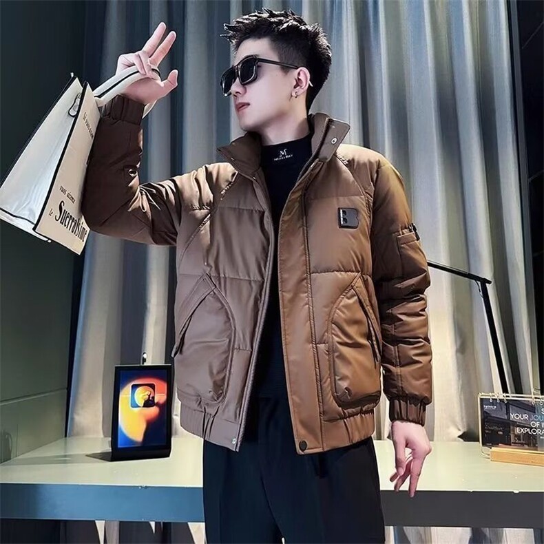 1506-1/GSM6160/P89男款高级感痞帅棉衣2025新款潮流棉袄,男装棉衣,星座1506A