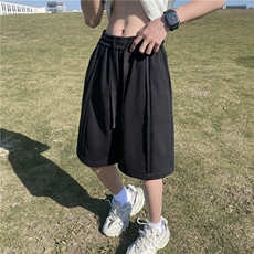 抖音品质夏季新款潮流设计宽松休闲短裤B315-K24134-特p25控48，男装牛仔裤，电商B315