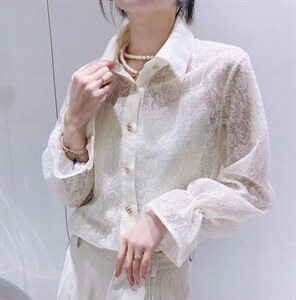 蕾丝衬衫,女装衬衫,香水之恋