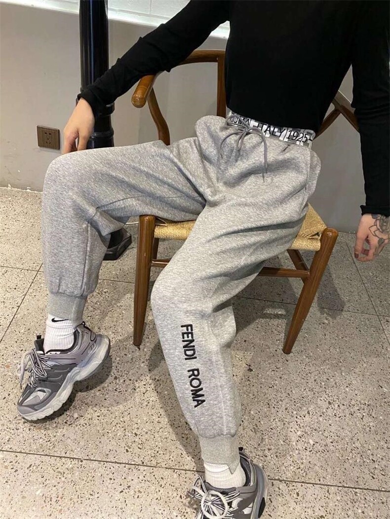 厚款加绒卫裤，女装休闲裤，晶莉莱