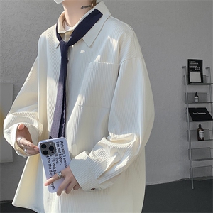 （送个性领带）CS1160-特P42 控88 肌理感长袖男小众设计大码衬衣图片