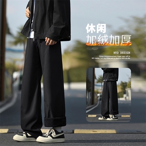垂感加绒直筒宽松阔腿裤潮流美式休闲裤 JR2270特批3568图片