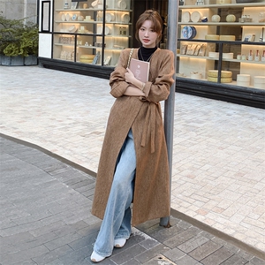 现货 设计师极简显瘦呢大衣p195k278-7708-2c210图片