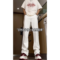 B221美式ins高街暗黑小众修身弹力休闲牛仔裤LK23010-P60控78，男装牛仔裤，电商B221