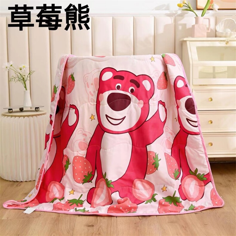 新款儿童夏凉被儿童小被子，被套/被芯，一起卖家纺